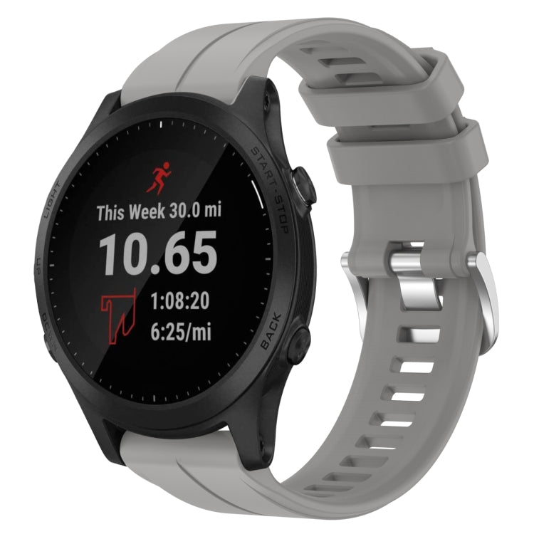 Cinturino in silicone tinta unita da 22 mm, For Garmin Quatix 5 Sapphire, For Garmin Forerunner 945