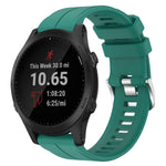 Cinturino in silicone tinta unita da 22 mm, For Garmin Quatix 5 Sapphire, For Garmin Forerunner 945