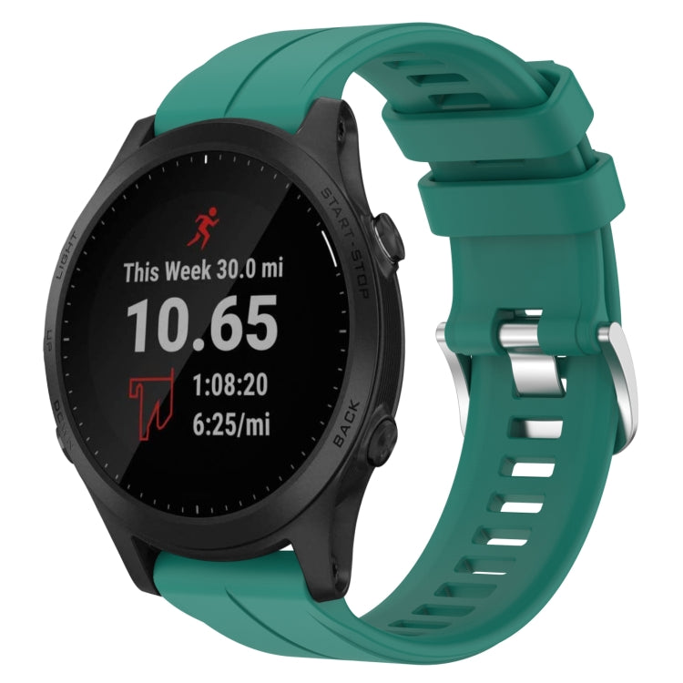 Cinturino in silicone tinta unita da 22 mm, For Garmin Quatix 5 Sapphire, For Garmin Forerunner 945