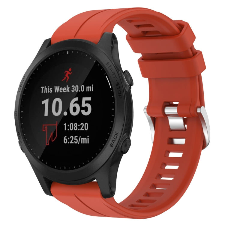 Cinturino in silicone tinta unita da 22 mm, For Garmin Quatix 5 Sapphire, For Garmin Forerunner 945