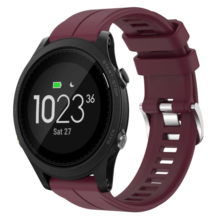 Cinturino in silicone tinta unita da 22 mm, For Garmin Forerunner 935
