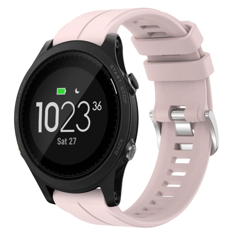 Cinturino in silicone tinta unita da 22 mm, For Garmin Forerunner 935