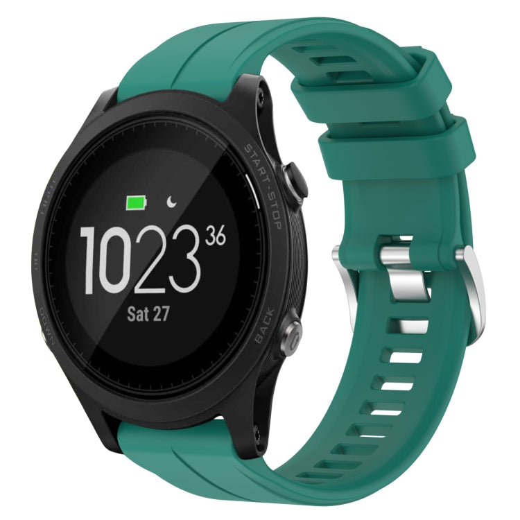 Cinturino in silicone tinta unita da 22 mm, For Garmin Forerunner 935