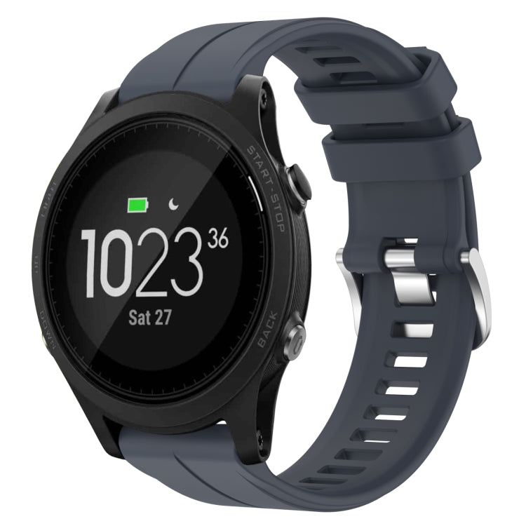 Cinturino in silicone tinta unita da 22 mm, For Garmin Forerunner 935