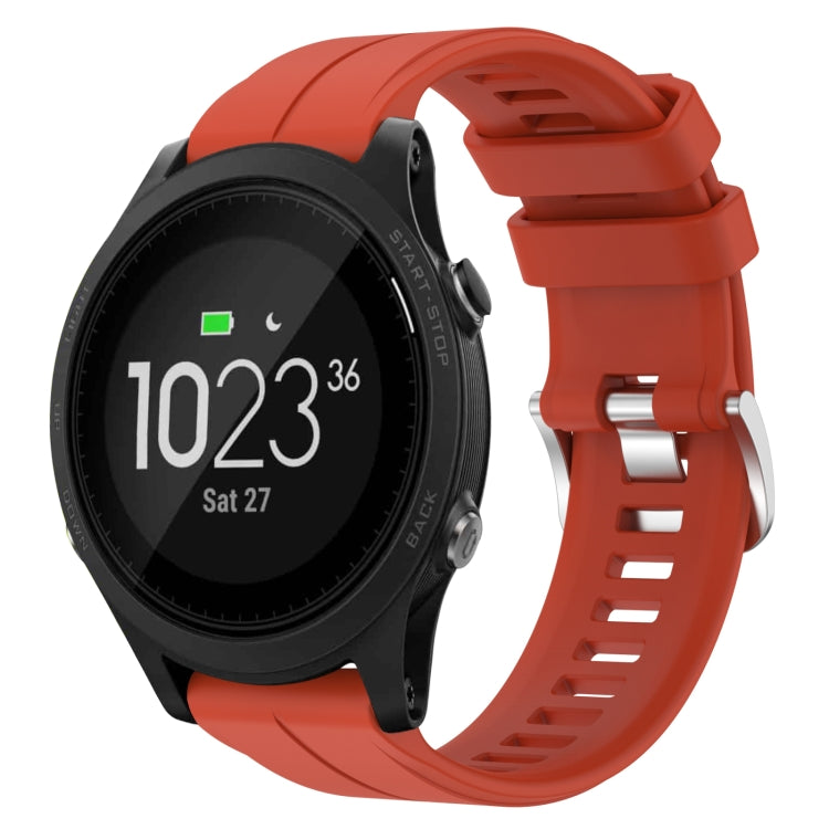 Cinturino in silicone tinta unita da 22 mm, For Garmin Forerunner 935