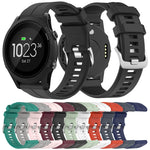 Cinturino in silicone tinta unita da 22 mm, For Garmin Forerunner 935