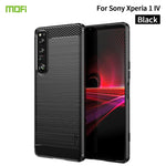 Custodia morbida in TPU in fibra di carbonio con trama spazzolata serie MOFI Gentleness, For Sony Xperia 1 IV, For Sony Xperia 10 IV, For OnePlus Ace / 10R 5G, For Nokia G11 / G21, For OPPO A57 4G / A57 5G / A77 5G