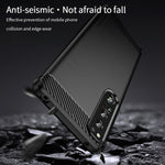 Custodia morbida in TPU in fibra di carbonio con trama spazzolata serie MOFI Gentleness, For Sony Xperia 1 IV, For Sony Xperia 10 IV, For OnePlus Ace / 10R 5G, For Nokia G11 / G21, For OPPO A57 4G / A57 5G / A77 5G