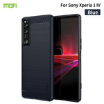 Custodia morbida in TPU in fibra di carbonio con trama spazzolata serie MOFI Gentleness, For Sony Xperia 1 IV, For Sony Xperia 10 IV, For OnePlus Ace / 10R 5G, For Nokia G11 / G21, For OPPO A57 4G / A57 5G / A77 5G