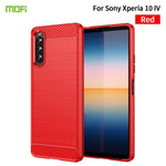 Custodia morbida in TPU in fibra di carbonio con trama spazzolata serie MOFI Gentleness, For Sony Xperia 1 IV, For Sony Xperia 10 IV, For OnePlus Ace / 10R 5G, For Nokia G11 / G21, For OPPO A57 4G / A57 5G / A77 5G