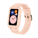 Per Huawei Watch Fit 2020 / Honor Watch ES 2020 Cinturino elastico regolabile in TPU integrato JSM, Pink, Black, Army Green, Translucent, Light Grey, Dark Blue