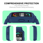 Per Huawei Watch Fit 2020 / Honor Watch ES 2020 Cinturino elastico regolabile in TPU integrato JSM, Pink, Black, Army Green, Translucent, Light Grey, Dark Blue