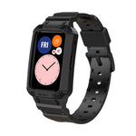 Per Huawei Watch Fit 2020 / Honor Watch ES 2020 Cinturino elastico regolabile in TPU integrato JSM, Pink, Black, Army Green, Translucent, Light Grey, Dark Blue