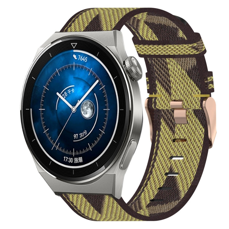 Cinturino per orologio in nylon intrecciato da 22 mm, For Huawei Watch GT3 Pro 46mm, For Huawei Watch GT3 46mm, For Huawei Watch GT Runner
