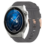 Cinturino per orologio in nylon intrecciato da 22 mm, For Huawei Watch GT3 Pro 46mm, For Huawei Watch GT3 46mm, For Huawei Watch GT Runner