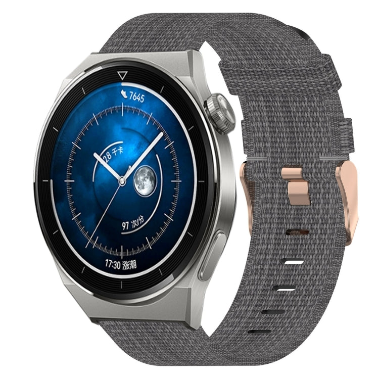 Cinturino per orologio in nylon intrecciato da 22 mm, For Huawei Watch GT3 Pro 46mm, For Huawei Watch GT3 46mm, For Huawei Watch GT Runner