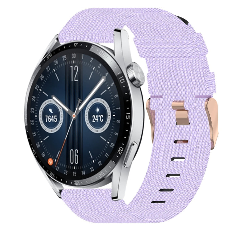 Cinturino per orologio in nylon intrecciato da 22 mm, For Huawei Watch GT3 Pro 46mm, For Huawei Watch GT3 46mm, For Huawei Watch GT Runner