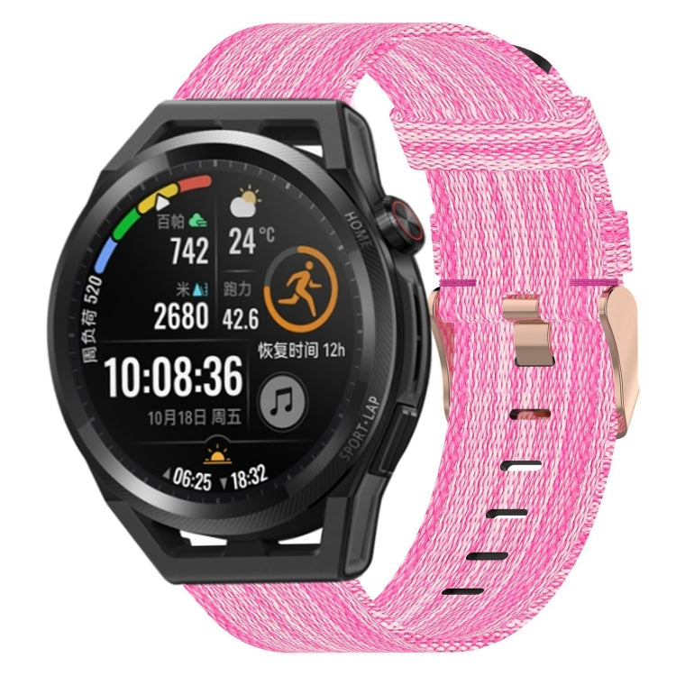 Cinturino per orologio in nylon intrecciato da 22 mm, For Huawei Watch GT3 Pro 46mm, For Huawei Watch GT3 46mm, For Huawei Watch GT Runner