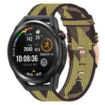 Cinturino per orologio in nylon intrecciato da 22 mm, For Huawei Watch GT3 Pro 46mm, For Huawei Watch GT3 46mm, For Huawei Watch GT Runner