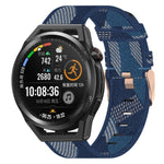 Cinturino per orologio in nylon intrecciato da 22 mm, For Huawei Watch GT3 Pro 46mm, For Huawei Watch GT3 46mm, For Huawei Watch GT Runner