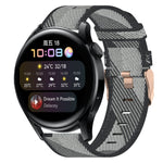 Cinturino per orologio in nylon intrecciato da 22 mm, For Huawei Watch 3, For Huawei Watch 3 Pro, For Huawei GT2 Pro