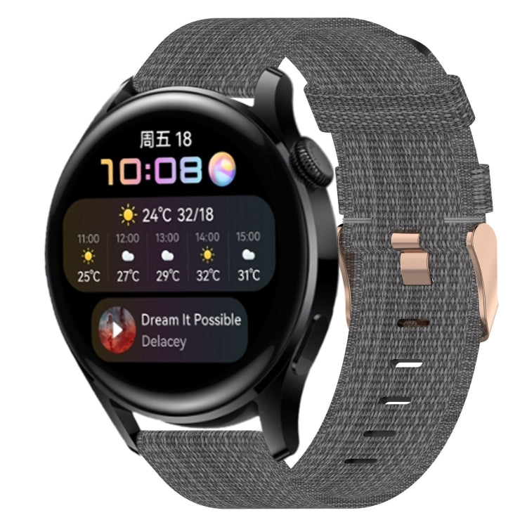 Cinturino per orologio in nylon intrecciato da 22 mm, For Huawei Watch 3, For Huawei Watch 3 Pro, For Huawei GT2 Pro