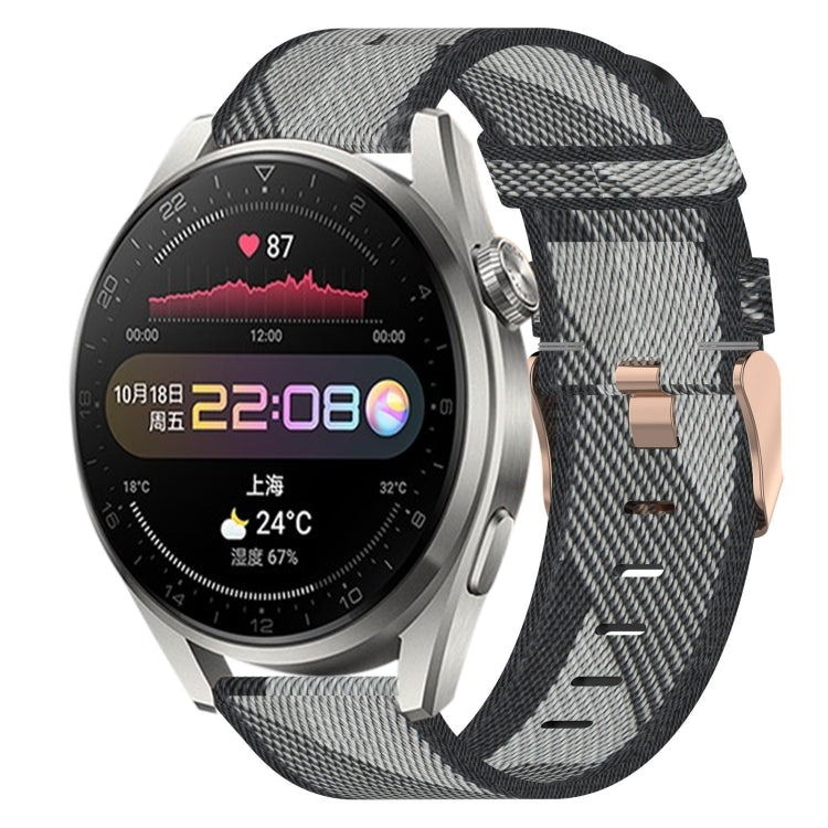 Cinturino per orologio in nylon intrecciato da 22 mm, For Huawei Watch 3, For Huawei Watch 3 Pro, For Huawei GT2 Pro