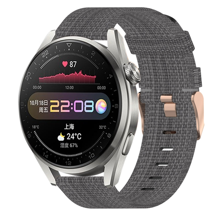 Cinturino per orologio in nylon intrecciato da 22 mm, For Huawei Watch 3, For Huawei Watch 3 Pro, For Huawei GT2 Pro