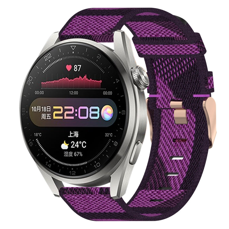 Cinturino per orologio in nylon intrecciato da 22 mm, For Huawei Watch 3, For Huawei Watch 3 Pro, For Huawei GT2 Pro