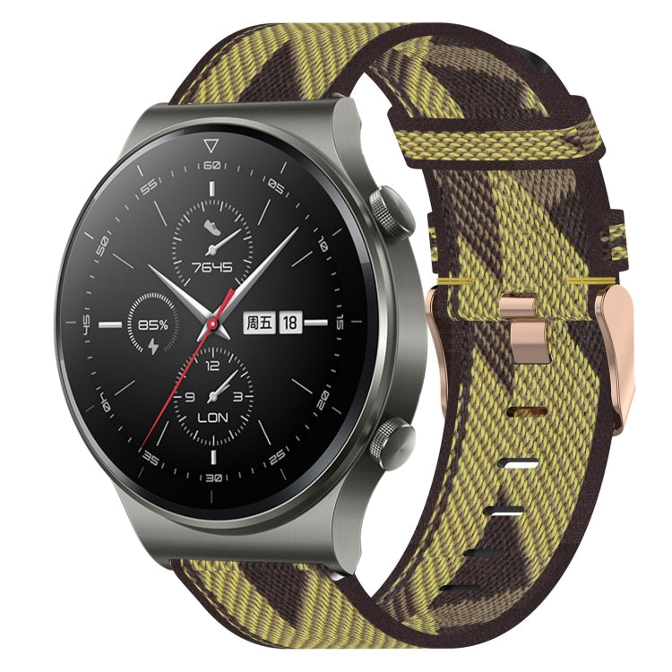 Cinturino per orologio in nylon intrecciato da 22 mm, For Huawei Watch 3, For Huawei Watch 3 Pro, For Huawei GT2 Pro