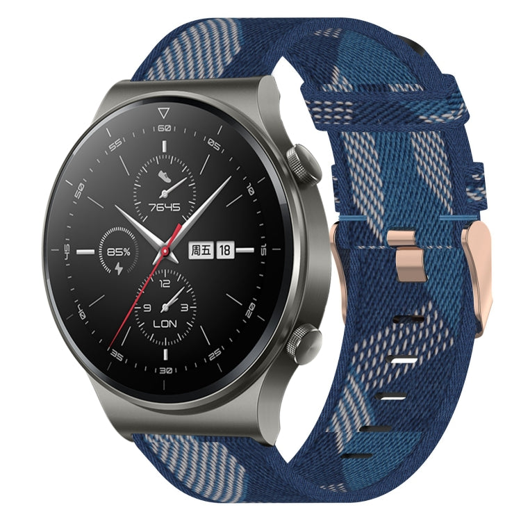 Cinturino per orologio in nylon intrecciato da 22 mm, For Huawei Watch 3, For Huawei Watch 3 Pro, For Huawei GT2 Pro