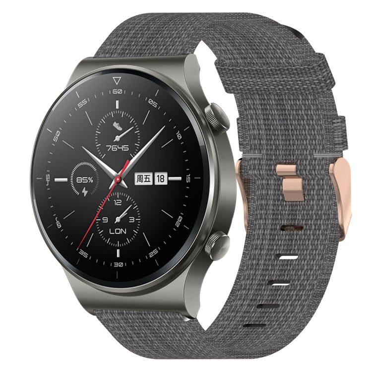 Cinturino per orologio in nylon intrecciato da 22 mm, For Huawei Watch 3, For Huawei Watch 3 Pro, For Huawei GT2 Pro