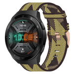 Cinturino per orologio in nylon intrecciato da 22 mm, For Huawei Watch GT 2E, For Huawei GT2 46mm, For Honor Watch GS 3
