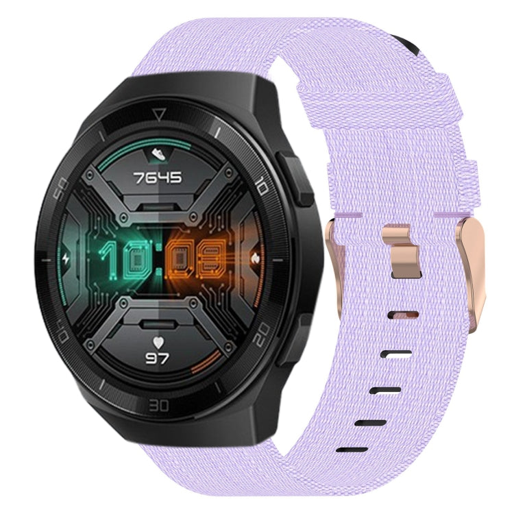 Cinturino per orologio in nylon intrecciato da 22 mm, For Huawei Watch GT 2E, For Huawei GT2 46mm, For Honor Watch GS 3