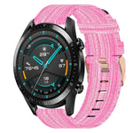 Cinturino per orologio in nylon intrecciato da 22 mm, For Huawei Watch GT 2E, For Huawei GT2 46mm, For Honor Watch GS 3