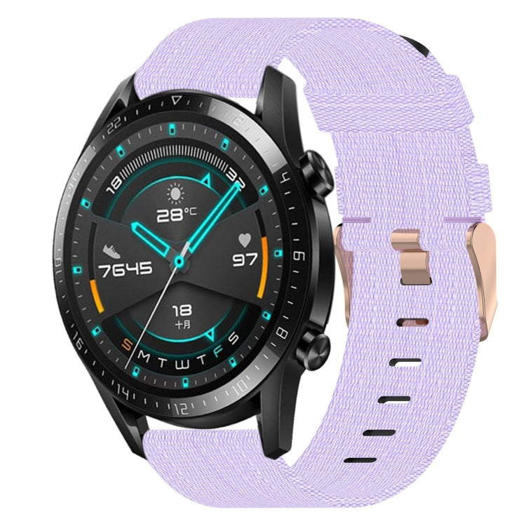 Cinturino per orologio in nylon intrecciato da 22 mm, For Huawei Watch GT 2E, For Huawei GT2 46mm, For Honor Watch GS 3