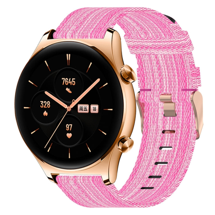 Cinturino per orologio in nylon intrecciato da 22 mm, For Huawei Watch GT 2E, For Huawei GT2 46mm, For Honor Watch GS 3