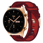 Cinturino per orologio in nylon intrecciato da 22 mm, For Huawei Watch GT 2E, For Huawei GT2 46mm, For Honor Watch GS 3