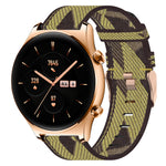 Cinturino per orologio in nylon intrecciato da 22 mm, For Huawei Watch GT 2E, For Huawei GT2 46mm, For Honor Watch GS 3
