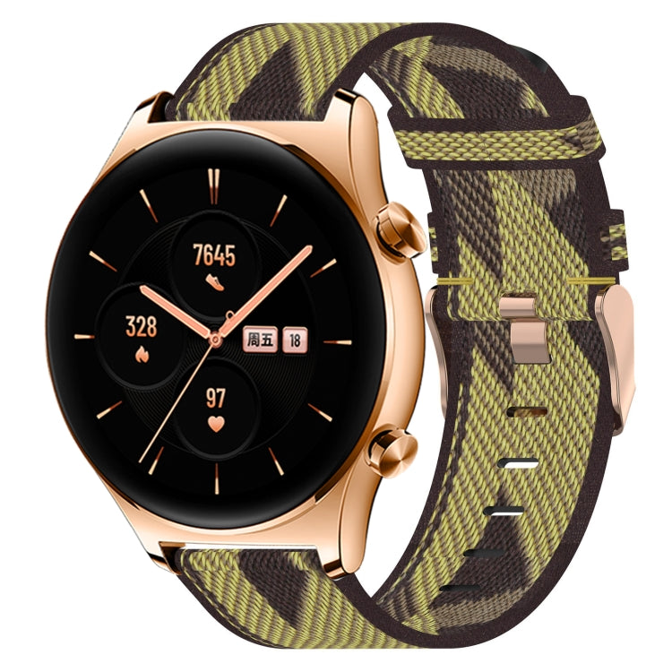 Cinturino per orologio in nylon intrecciato da 22 mm, For Huawei Watch GT 2E, For Huawei GT2 46mm, For Honor Watch GS 3