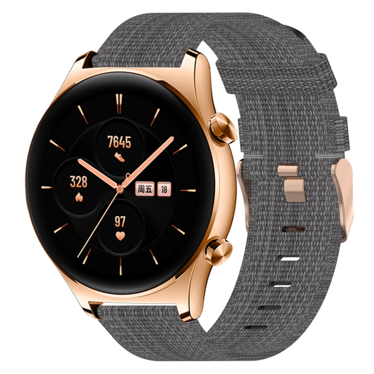 Cinturino per orologio in nylon intrecciato da 22 mm, For Huawei Watch GT 2E, For Huawei GT2 46mm, For Honor Watch GS 3