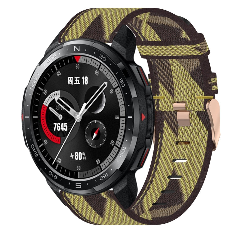 Cinturino per orologio in nylon intrecciato da 22 mm, For Honor Watch GS Pro, For Honor MagicWatch 2 46mm, For Honor Watch Dream