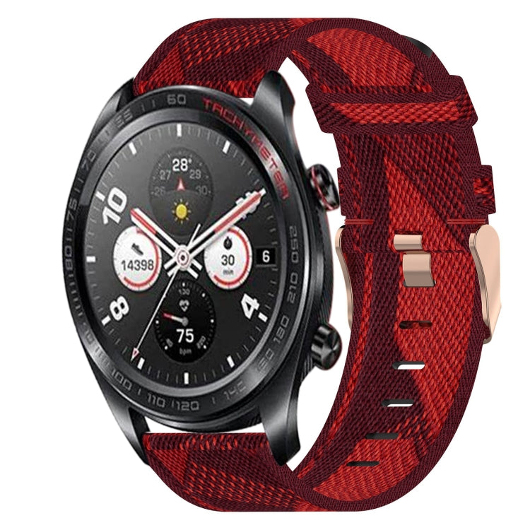 Cinturino per orologio in nylon intrecciato da 22 mm, For Honor Watch GS Pro, For Honor MagicWatch 2 46mm, For Honor Watch Dream