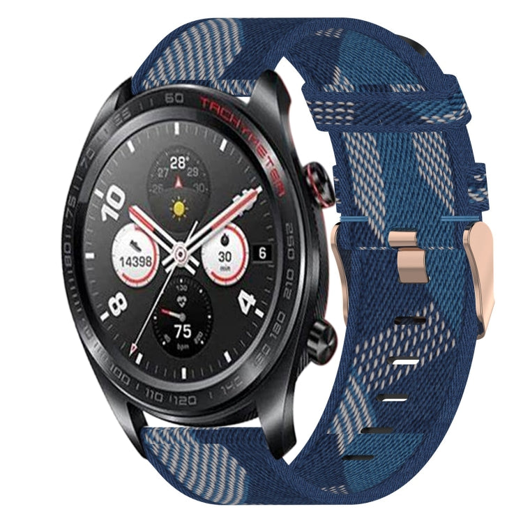 Cinturino per orologio in nylon intrecciato da 22 mm, For Honor Watch GS Pro, For Honor MagicWatch 2 46mm, For Honor Watch Dream