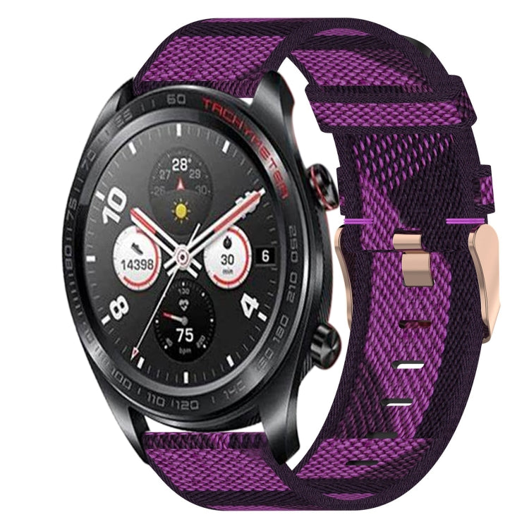 Cinturino per orologio in nylon intrecciato da 22 mm, For Honor Watch GS Pro, For Honor MagicWatch 2 46mm, For Honor Watch Dream
