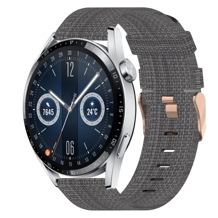 Cinturino per orologio in nylon intrecciato da 20 mm, For Huawei Watch GT3 Pro 43mm, For Huawei Watch GT3 42mm, For Huawei Watch GT2 42mm
