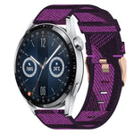 Cinturino per orologio in nylon intrecciato da 20 mm, For Huawei Watch GT3 Pro 43mm, For Huawei Watch GT3 42mm, For Huawei Watch GT2 42mm