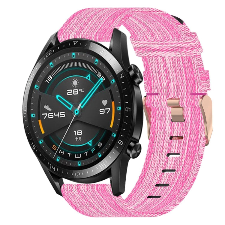 Cinturino per orologio in nylon intrecciato da 20 mm, For Huawei Watch GT3 Pro 43mm, For Huawei Watch GT3 42mm, For Huawei Watch GT2 42mm
