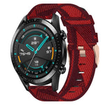 Cinturino per orologio in nylon intrecciato da 20 mm, For Huawei Watch GT3 Pro 43mm, For Huawei Watch GT3 42mm, For Huawei Watch GT2 42mm