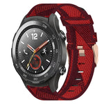 Cinturino per orologio in nylon intrecciato da 20 mm, For Huawei Watch 2, For Honor Watch ES, For Honor MagicWatch2 42mm